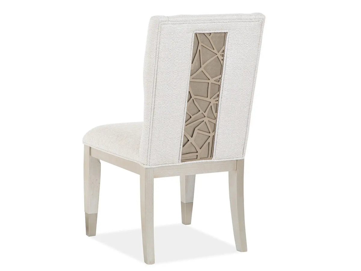 Lenox Host Side Chairs | Set Of 2 | Acadia White | Cathedral White Oak Veneer
