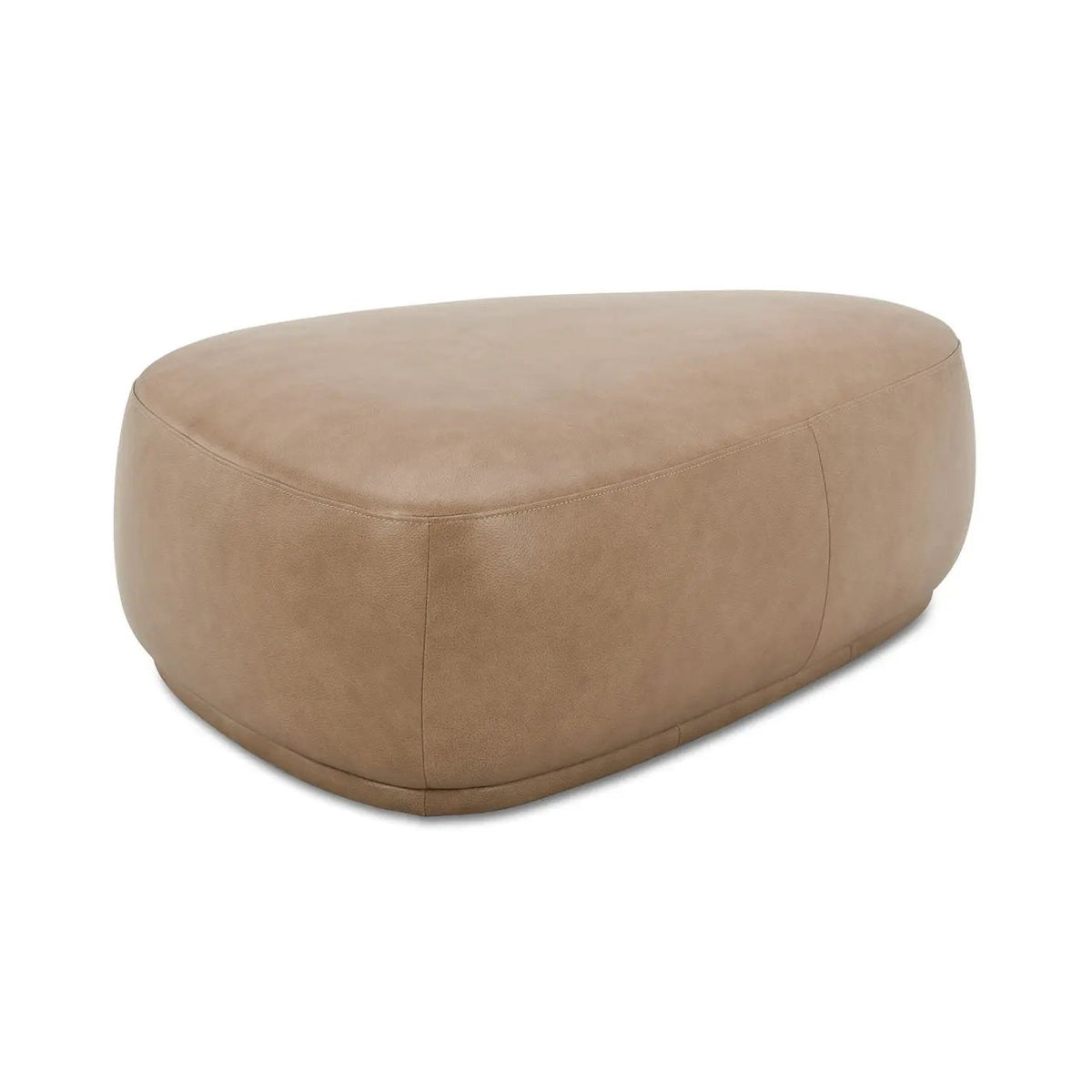 Pebble Cocktail Ottoman | Rounded Triangle Shape | 11-Layer Plywood Frame | Inner Webbing Seating