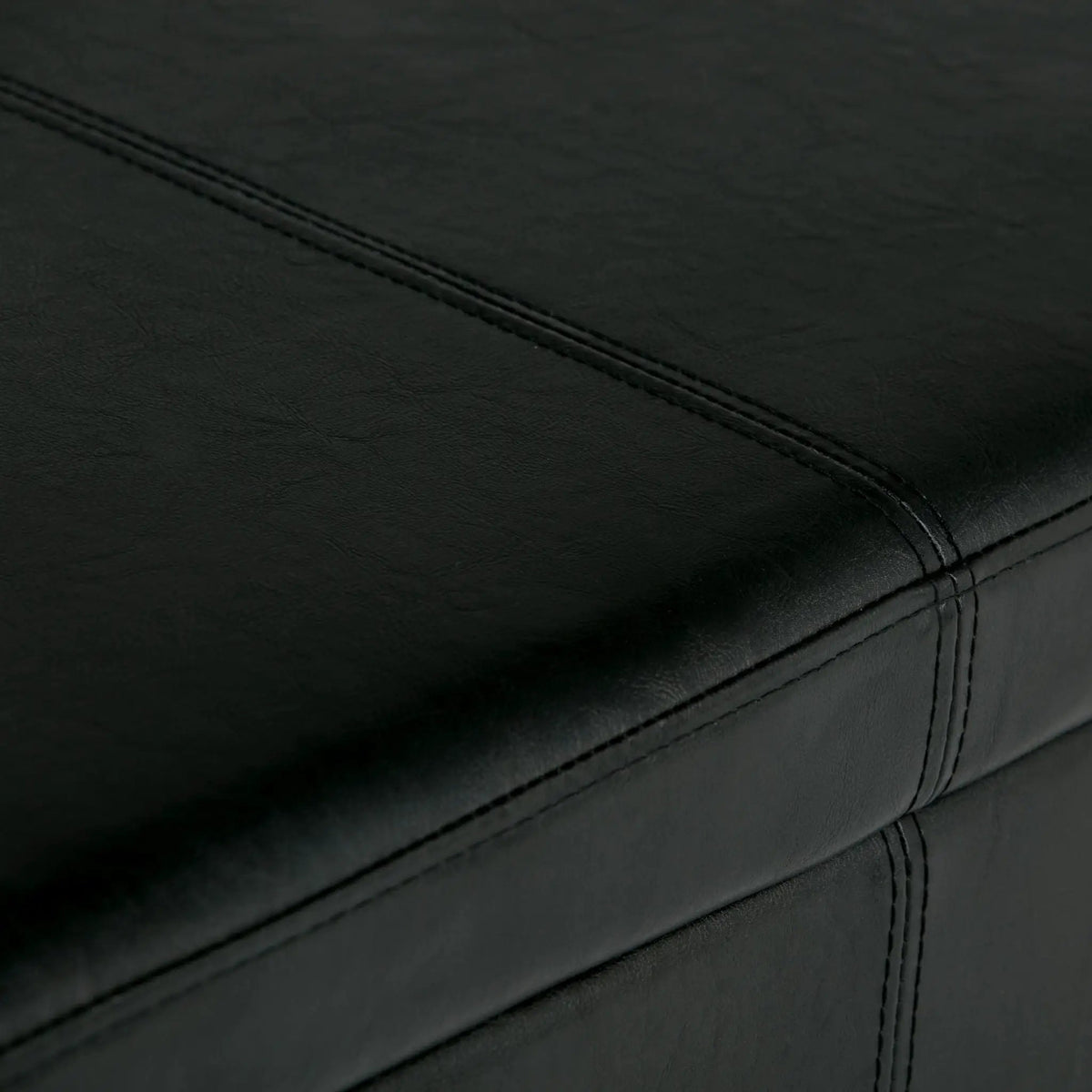 Storage Ottoman Bench | Solid Wood Frame | High Density Foam