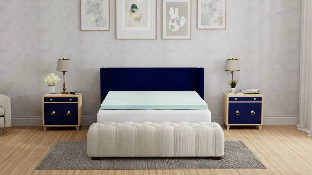 3 Inch Mattress Topper | Cooling Gel Memory Foam | Plush Feel | Twin Size