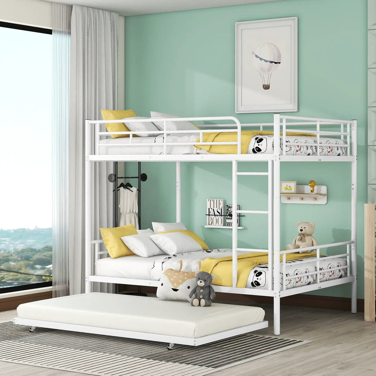Steel Construction Bunk Bed | 4 Pieces | Steel | Bedroom