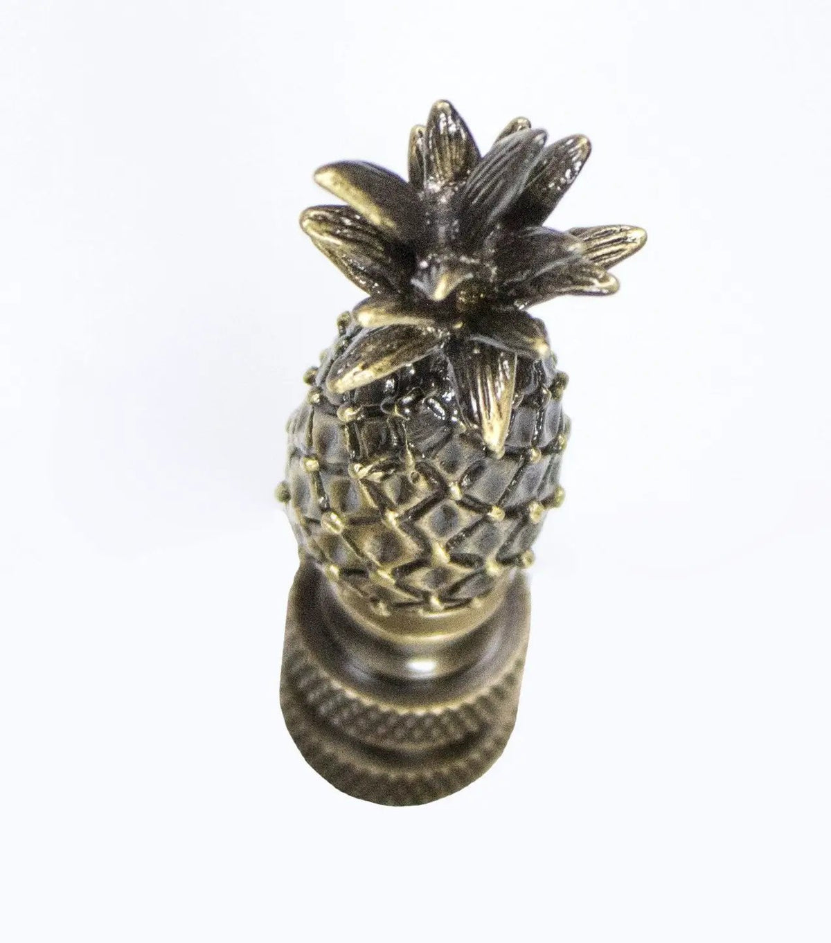 Ceiling Fan Pull | Tall Pineapple | Antiqued Brass | 12 Inch Beaded Chain