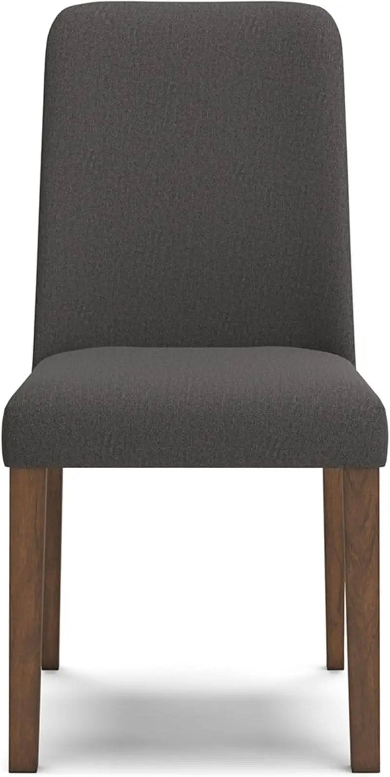 Upholstered Dining Chair, Foam Cushion, Dark Gray Set Of 2 from PriceLows™