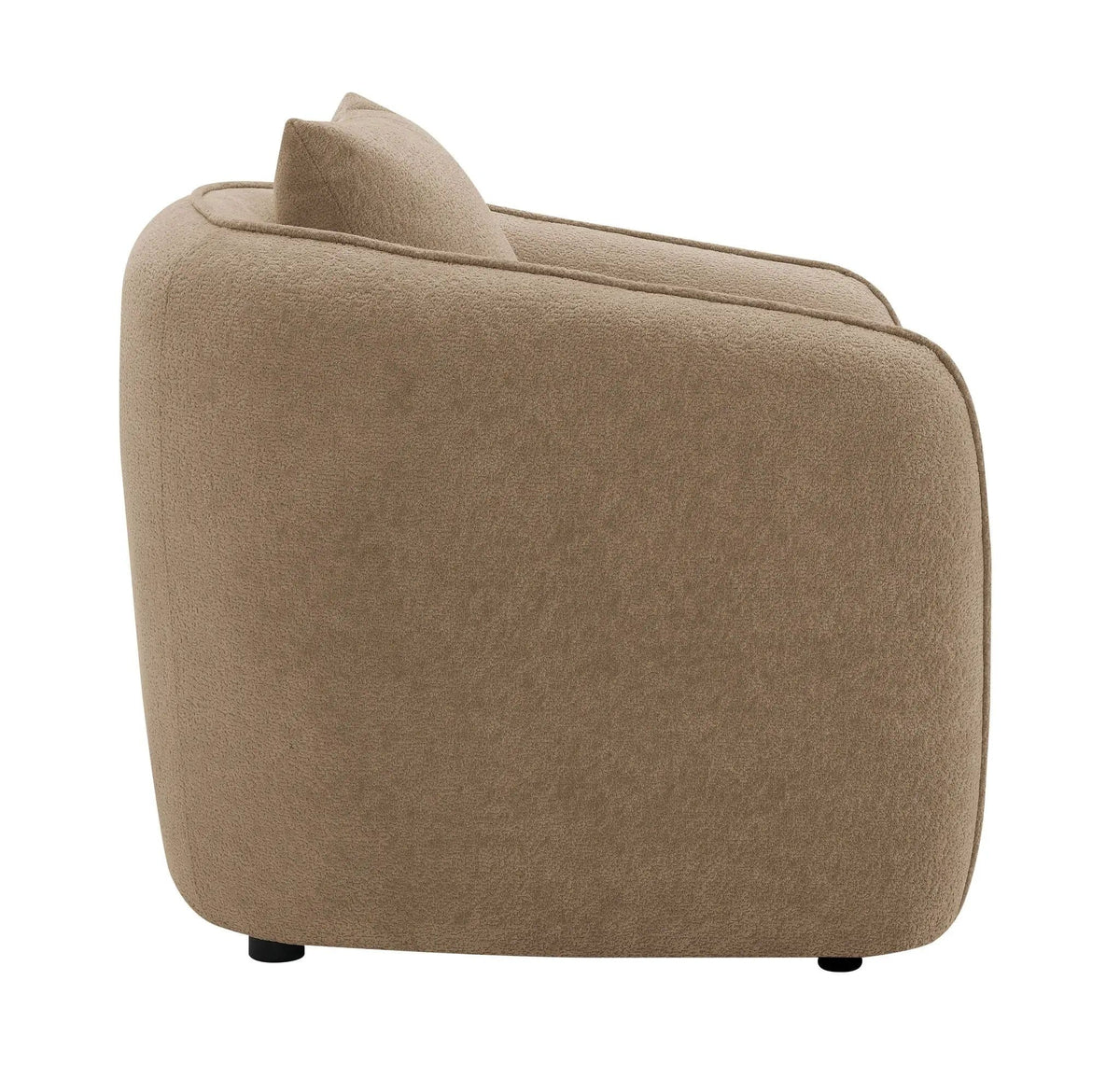 Keith Chair With 1 Matching Color Toss Pillows | 2 Pieces | Solid Wood & Plywood | Living Room