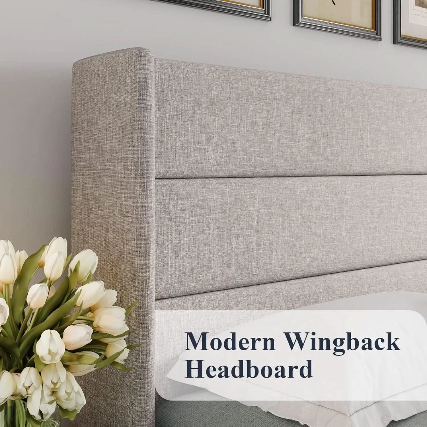 Queen Size Lift Up Storage Bed With Hydraulic Headboard from PriceLows™