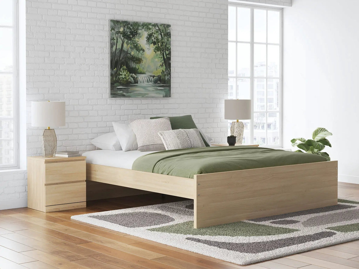 Platform Bed | Four Storage Drawers | Clean Minimal Design