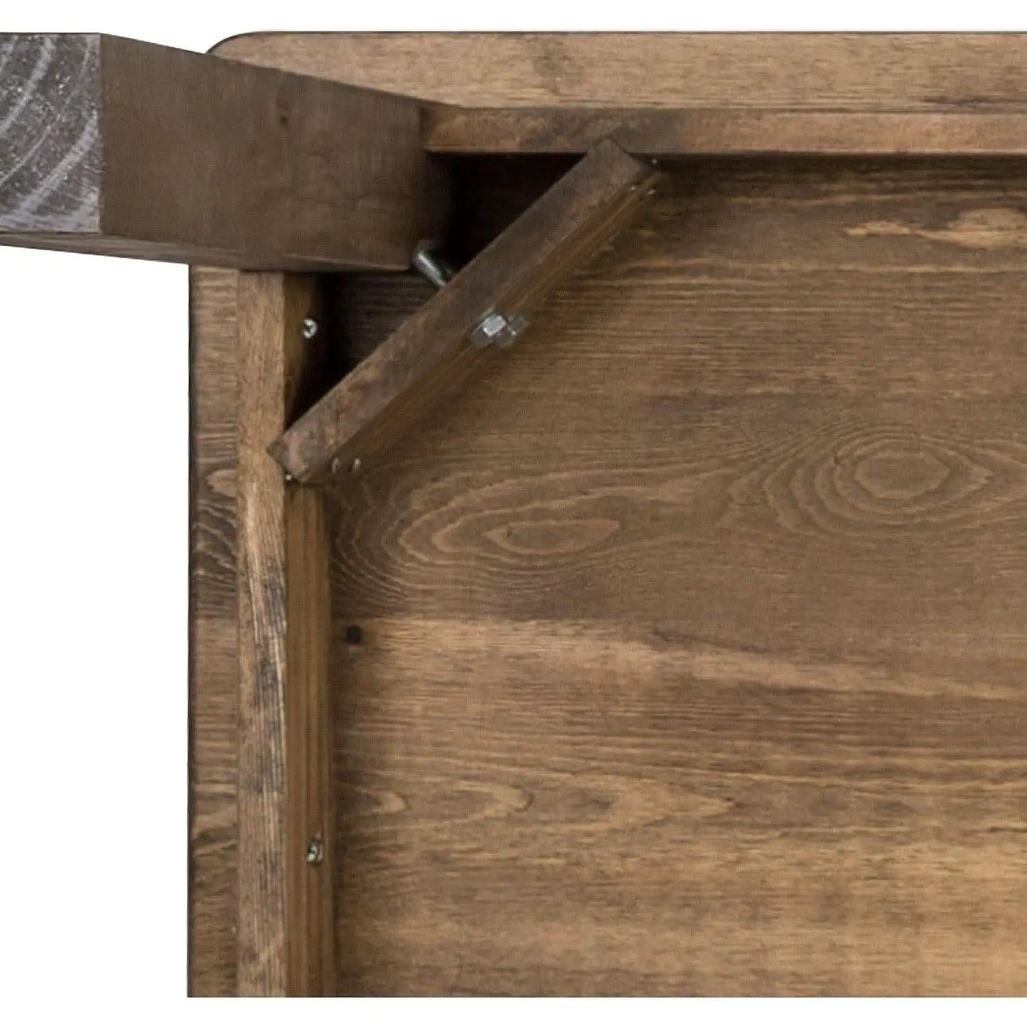 Solid Pine Farmhouse Dining Table In Antique Finish from PriceLows™