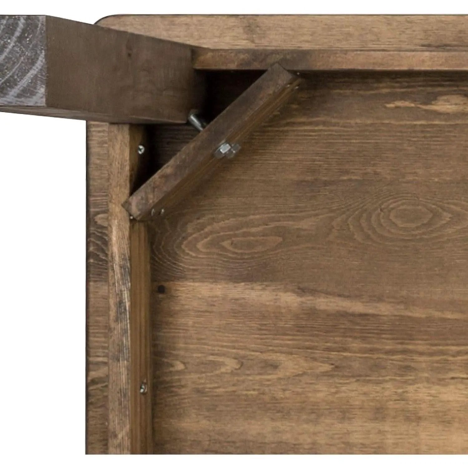 Solid Pine Farmhouse Dining Table In Antique Finish from PriceLows™