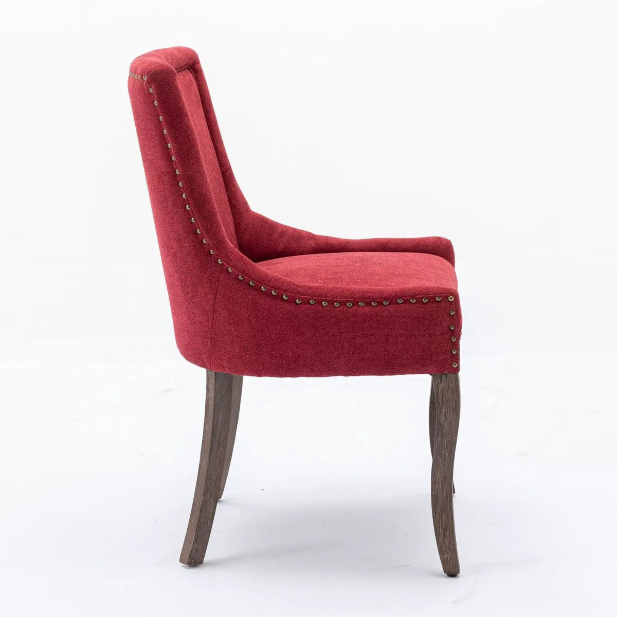 Ultra Side Dining Chairs | Set Of 2 | Luxurious Fabric | Mid-Century Modern Look