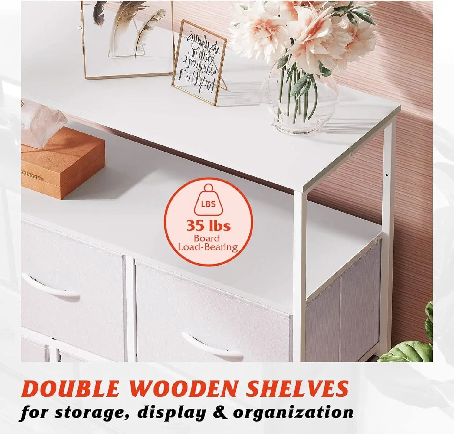 Dresser TV Stand 5 Drawers And Built In Charging Station from PriceLows™