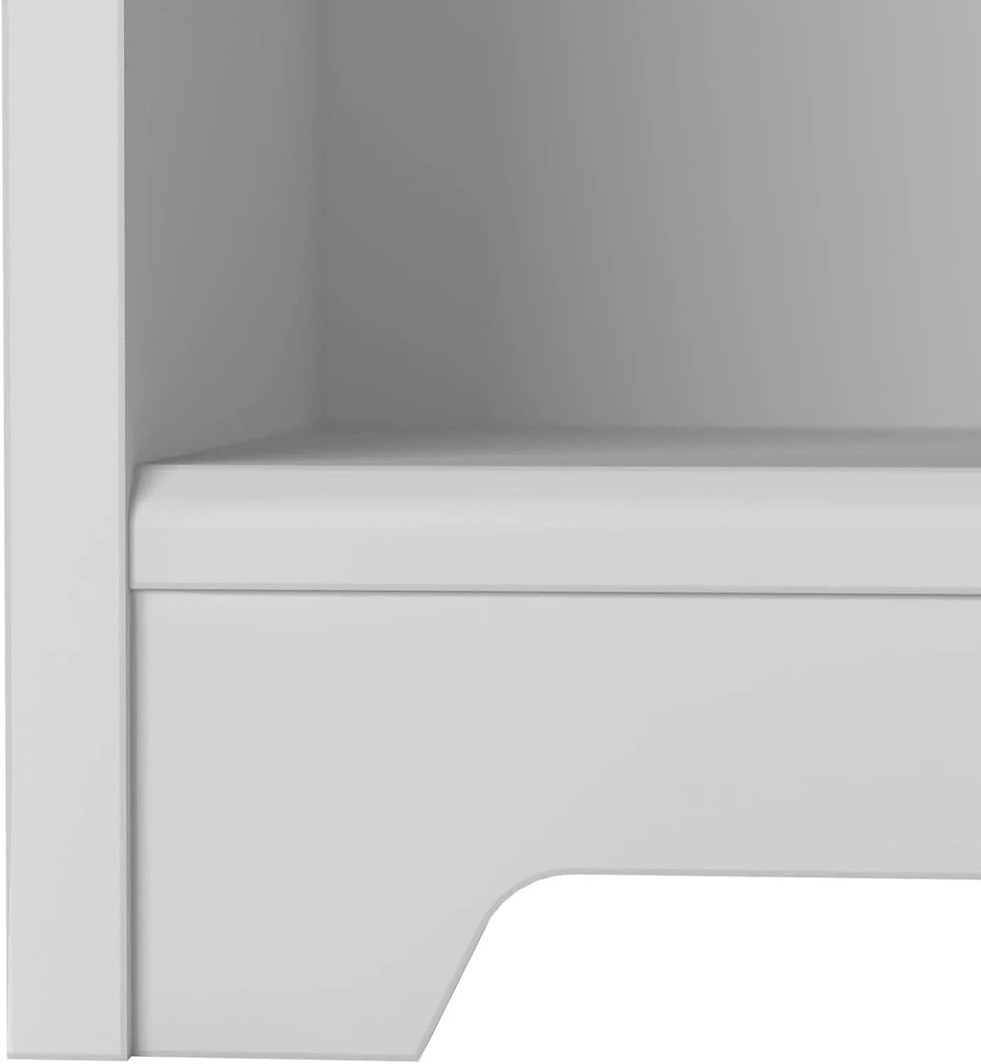 Bush Cabot White Tall Five Shelf Bookcase Unit With Adjustable Shelves from PriceLows™