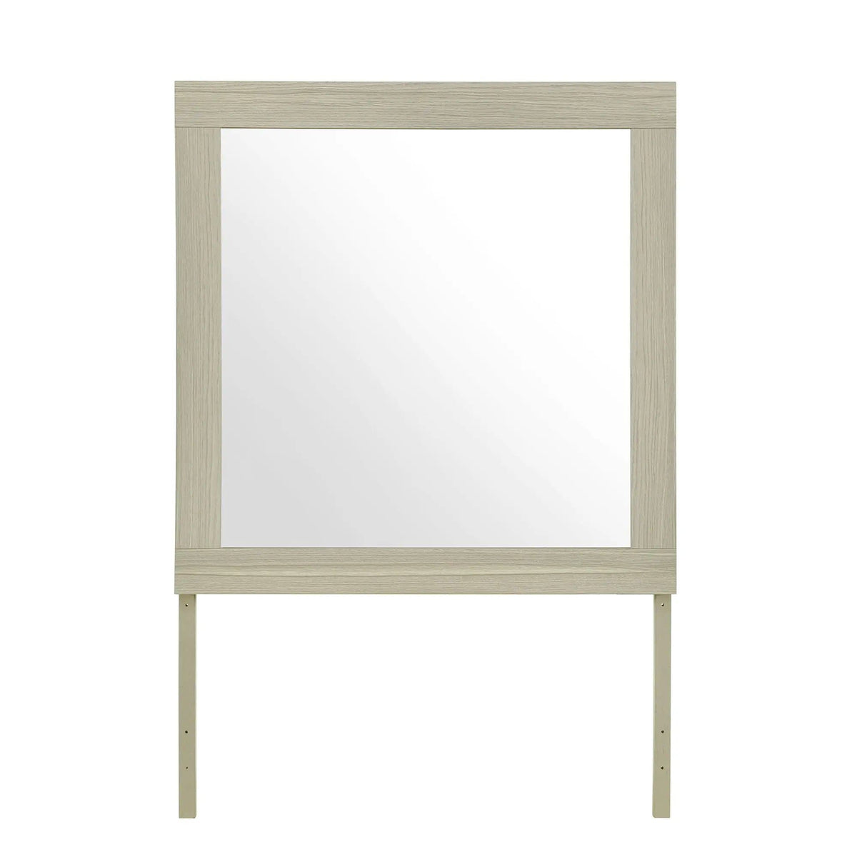 Elsa Mirror With Sleek Frame | 2 Pieces | Solid Wood | Home
