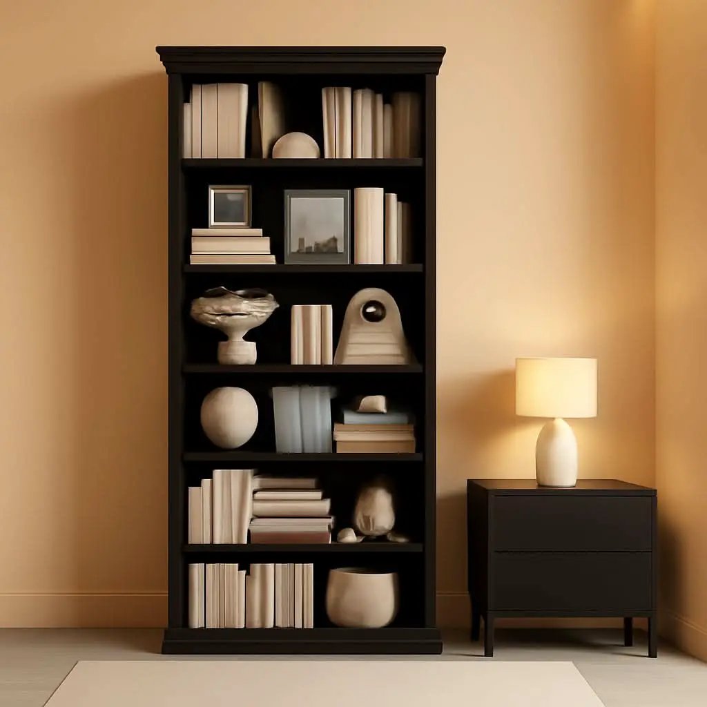 28 Inch Wide Tall Bookcase With Six Tiers For Home Office Storage For Living Room Organization from PriceLows™