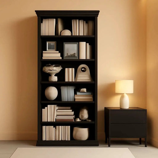 28 Inch Wide Tall Bookcase With Six Tiers For Home Office Storage For Living Room Organization from PriceLows™
