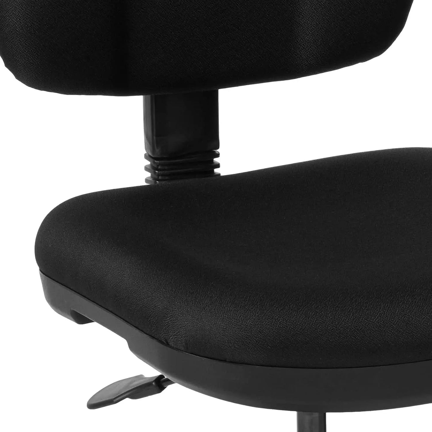 Black Pneumatic Office Task Chair With Lumbar Support from PriceLows™