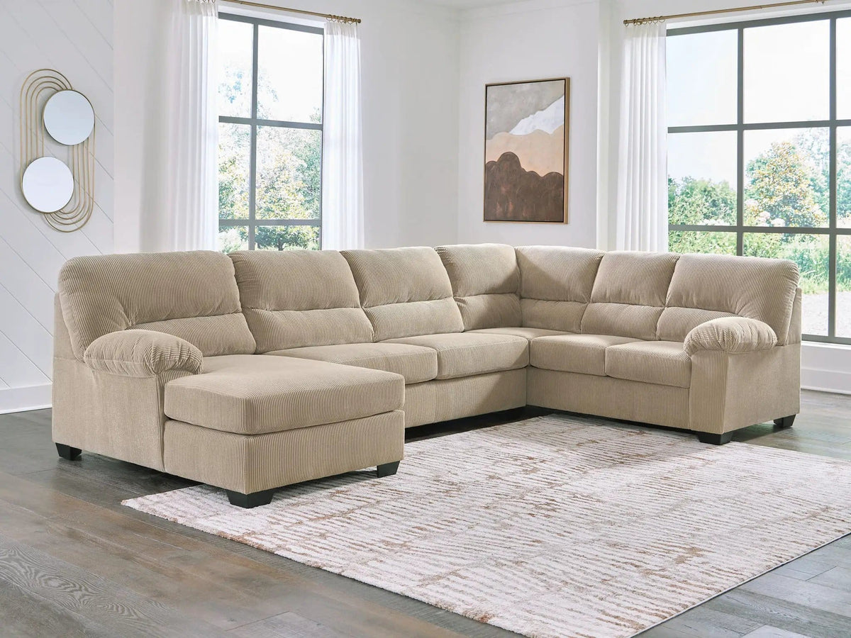SimpleJoy 3 Piece Sectional | 3-Piece Set | Living Room Furniture | Living Room