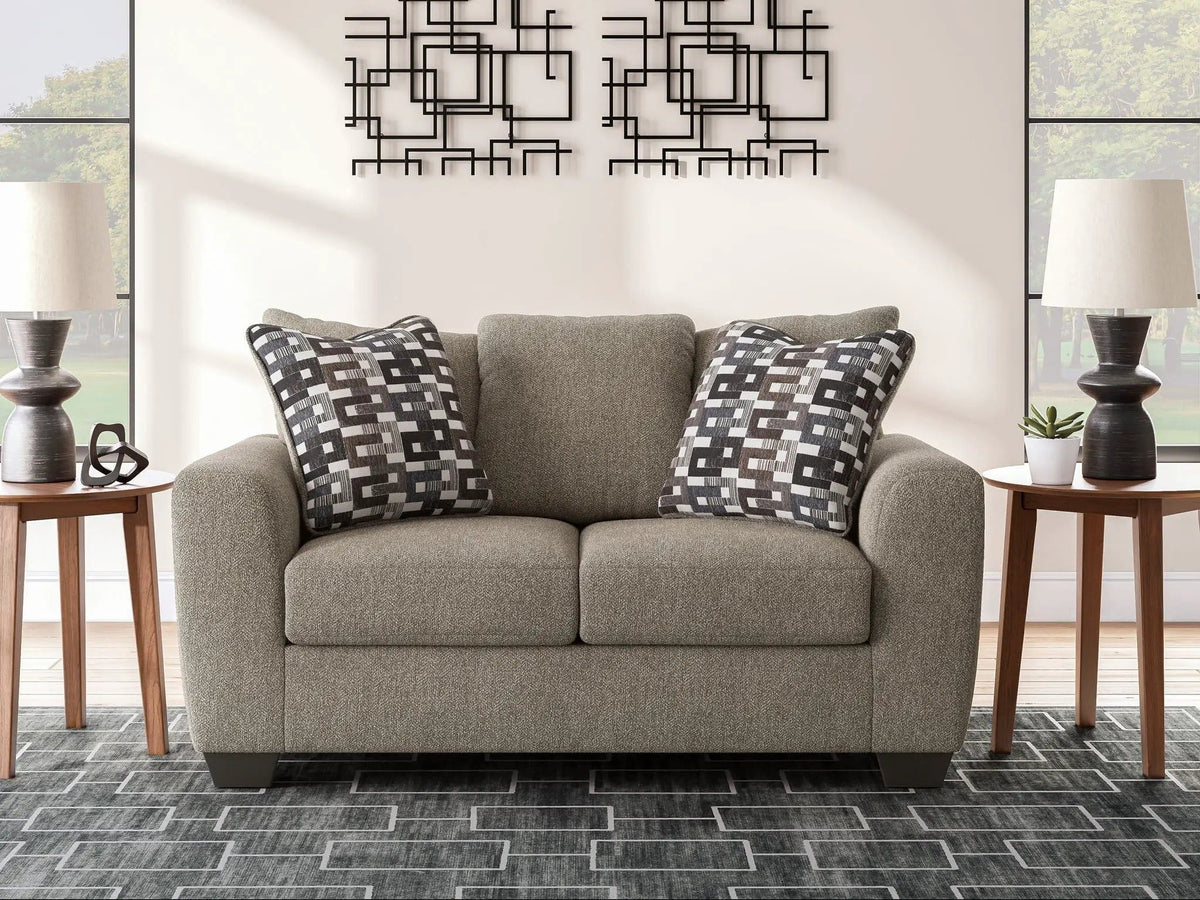 Triston-Peaks Living Room Set Stationary Chair & Ottoman | Stationary Chair & Ottoman | Living Room Furniture | Living Room