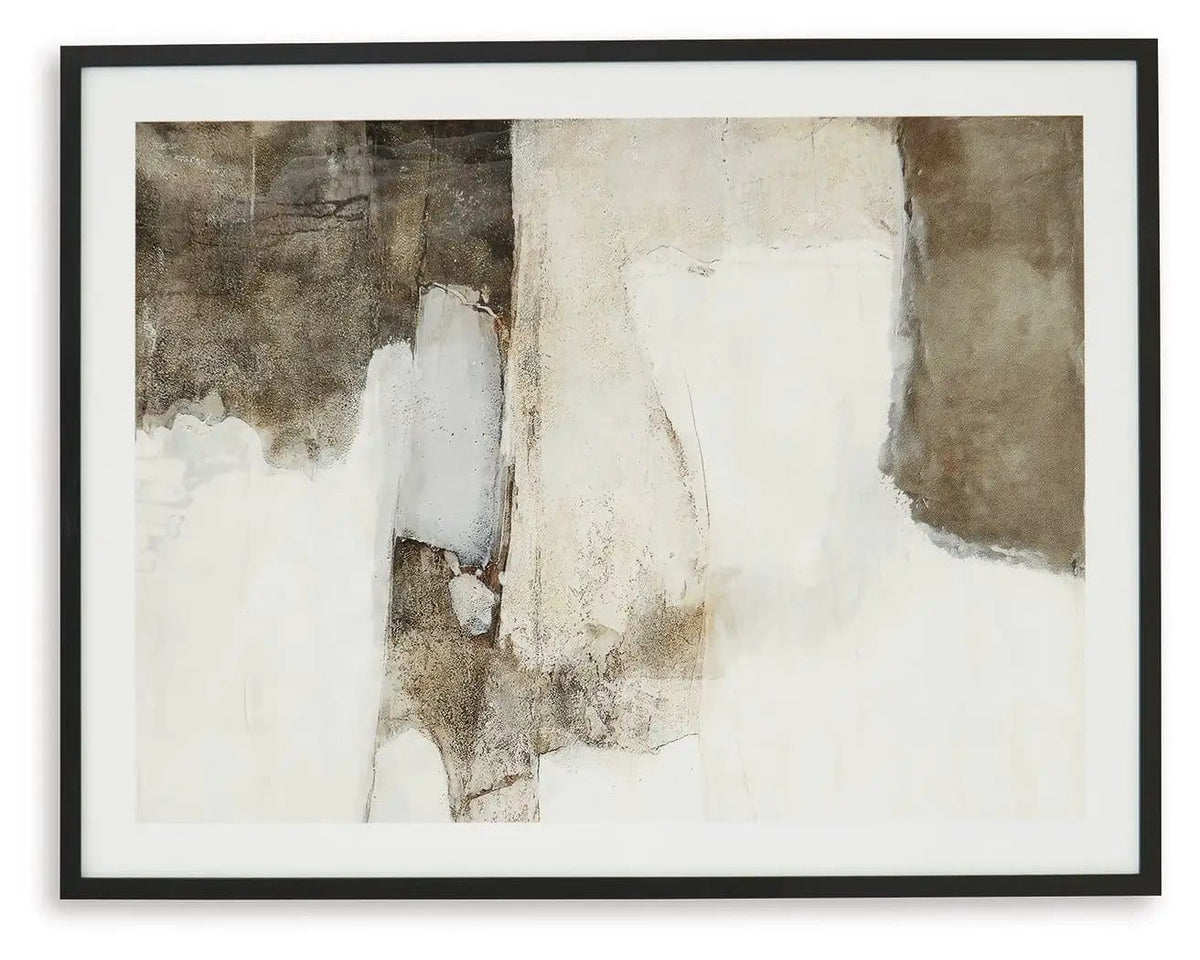Aldricton Wall Art Framed Print | 30.13 x 1.13 x 40.13 in | Home Furniture | Brown / White