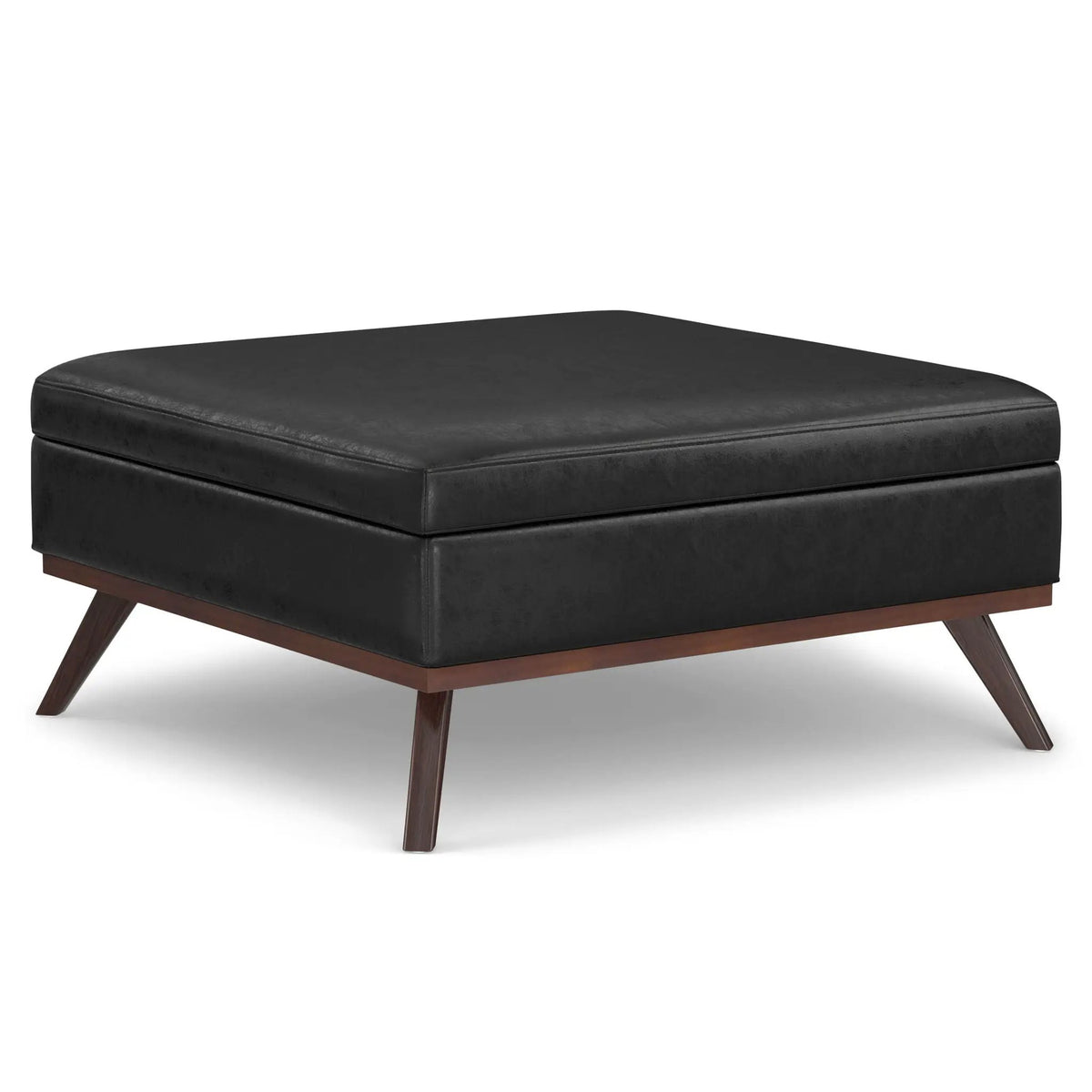 Owen Square Coffee Table Storage Ottoman | Hydraulic Lift-Up Lid | Multifunctional | 35.8 Inch Width