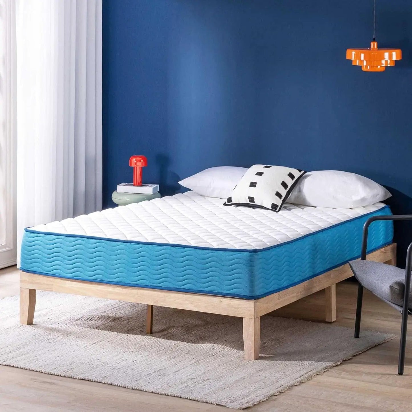 Twin 10 Inch Hybrid Mattress With Tight Top And Pocketed Coils from PriceLows™