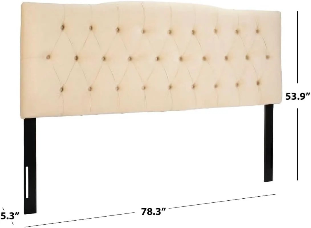 Modern Buckwheat Tufted King Headboard for Bedroom Elegance from PriceLows™