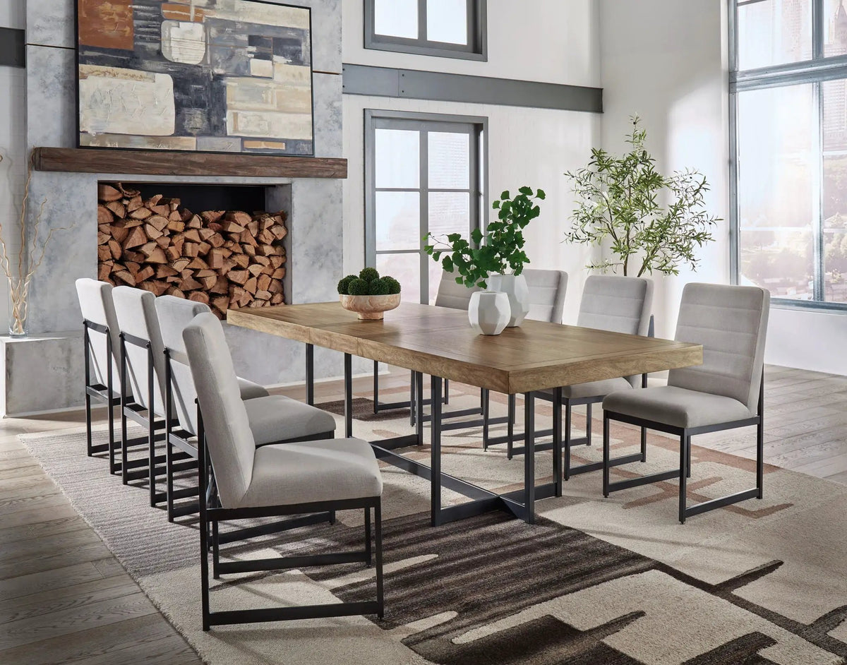 Tomtyn Dining Room Set | 5-Piece | Casual Contemporary Urban Style | Mango Wood Veneer