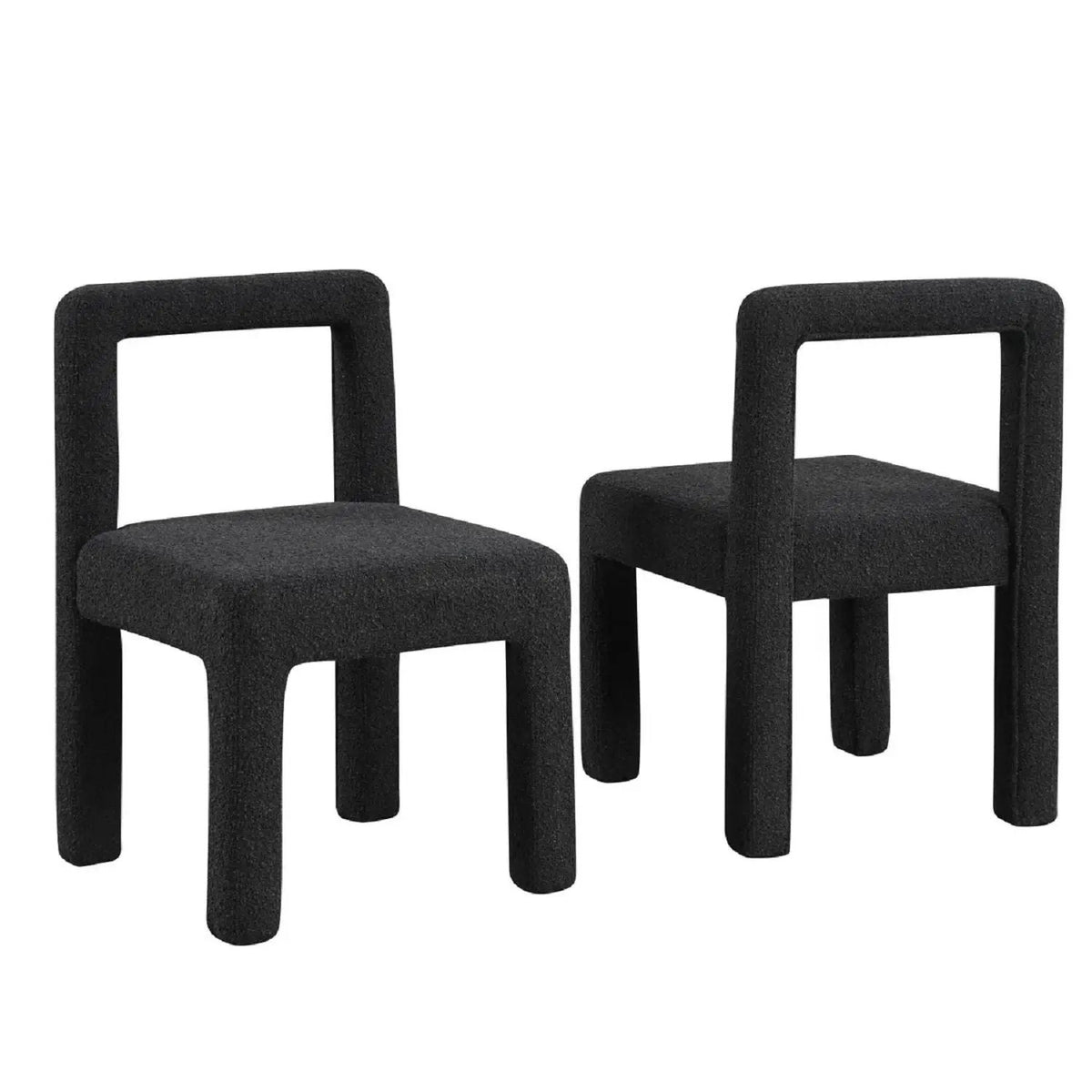 Dining Chairs | Square Open Back | Modern Design | Set of 2