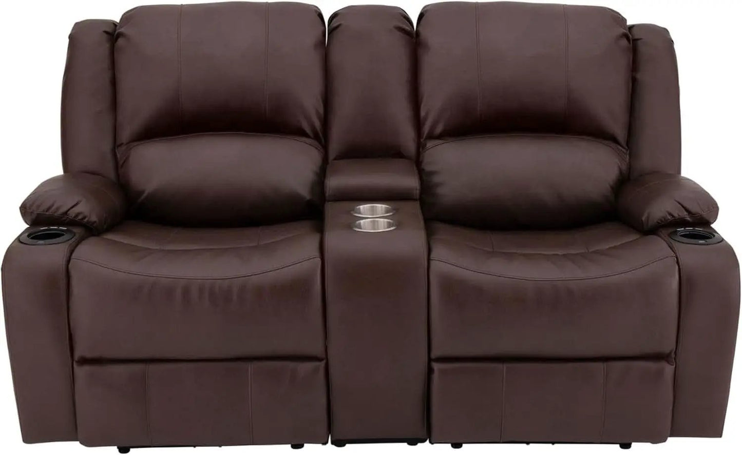 67 Inch Powered RV Wall Hugger Recliner Sofa Mahogany from PriceLows™