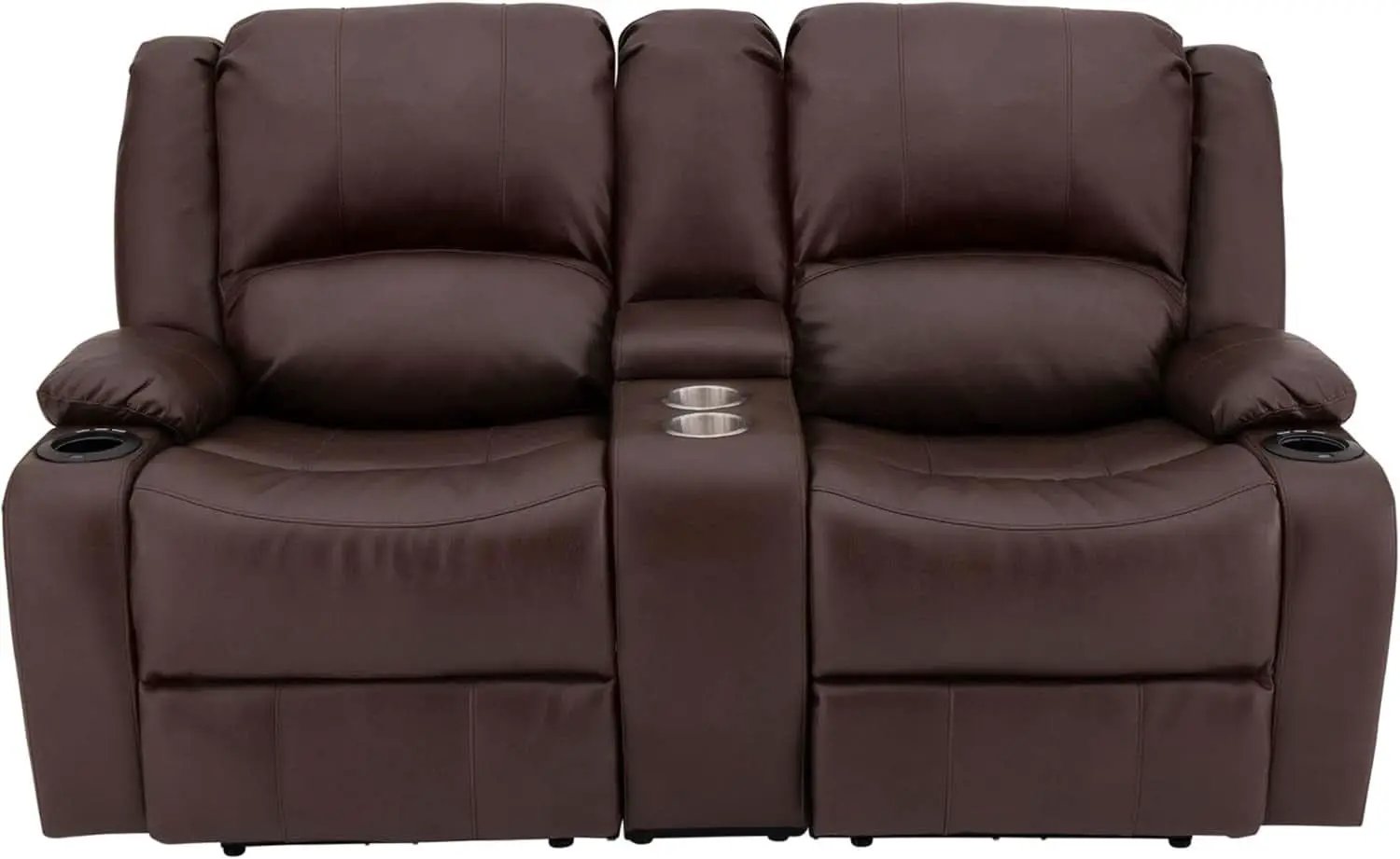 67 Inch Powered RV Wall Hugger Recliner Sofa Mahogany from PriceLows™