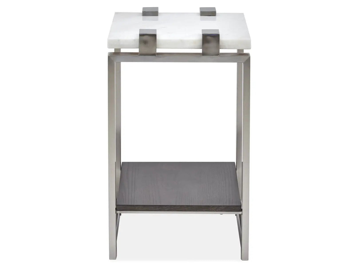 Paradox Rectangular End Table | 26 Inch Length | Modern Lifestyle Design | 24 Inch Height