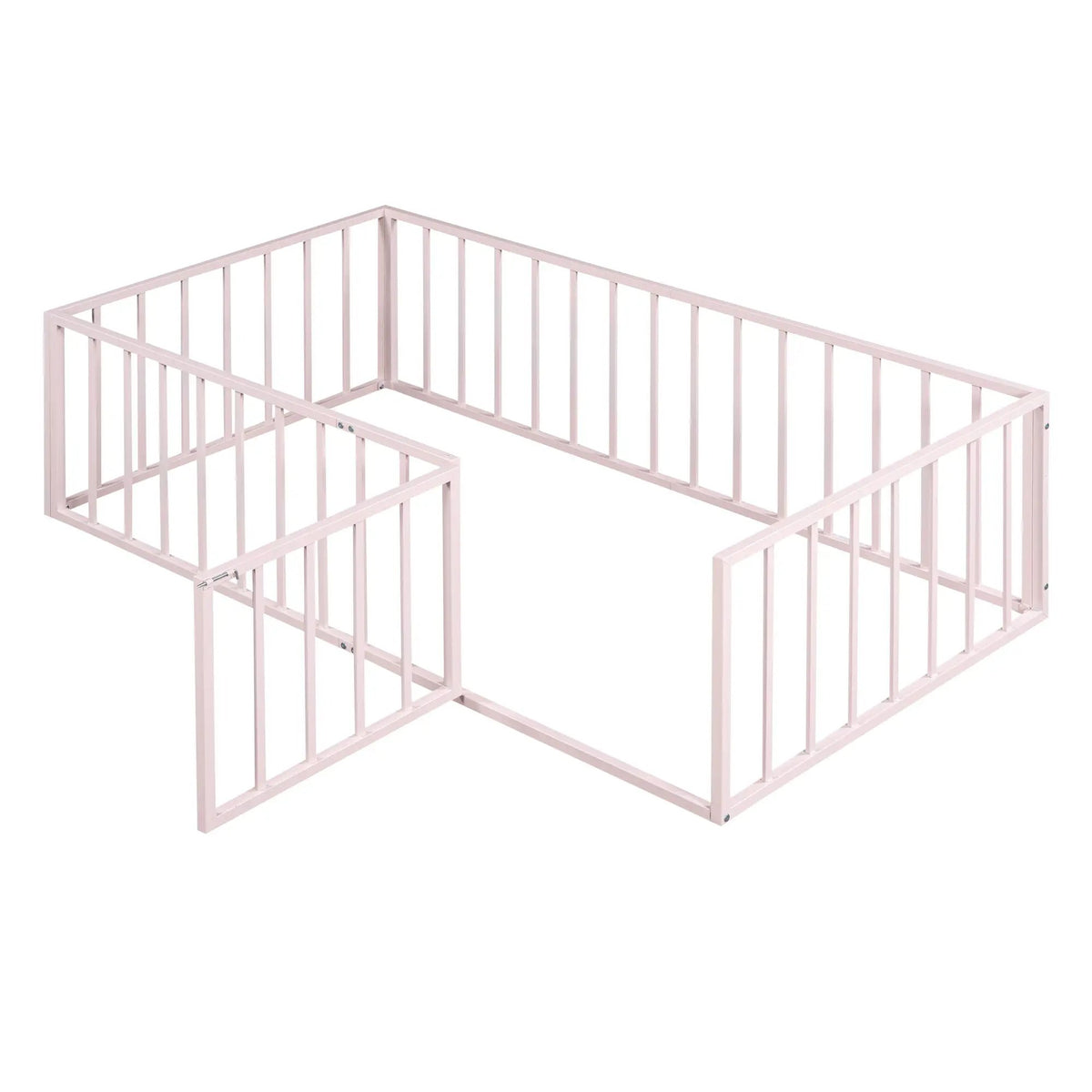 Metal Floor Bed Frame | Raised Fence Gate | Low Platform Design