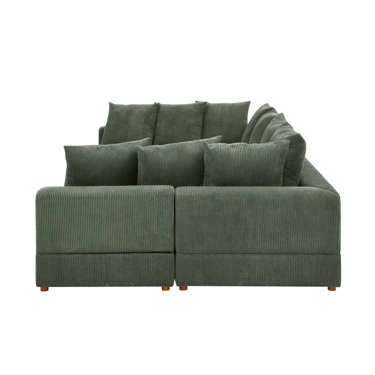 Haven 6 Piece Modular Sectional | 6-Piece Set | Engineered Wood & Fabric | Living Room