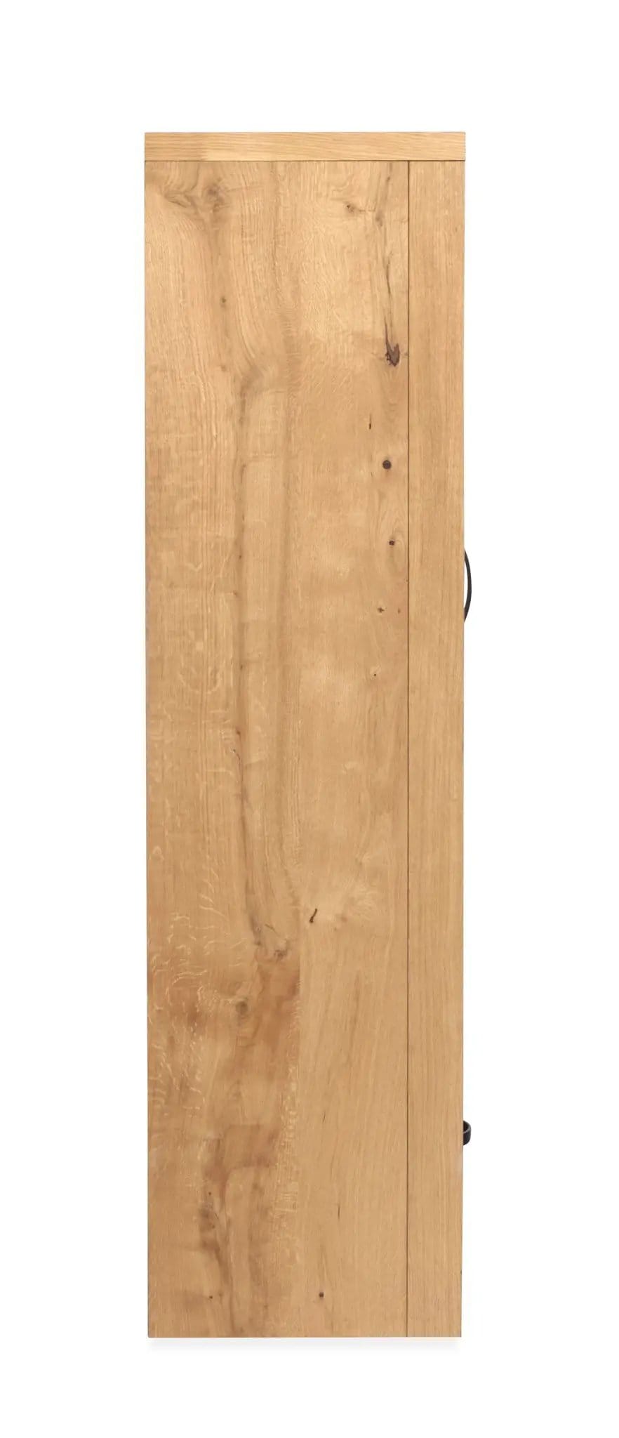 Laramie Armoire Wardrobe | 19 x 48 x 72 in | Oak Veneer & Wood | Honey Wheat