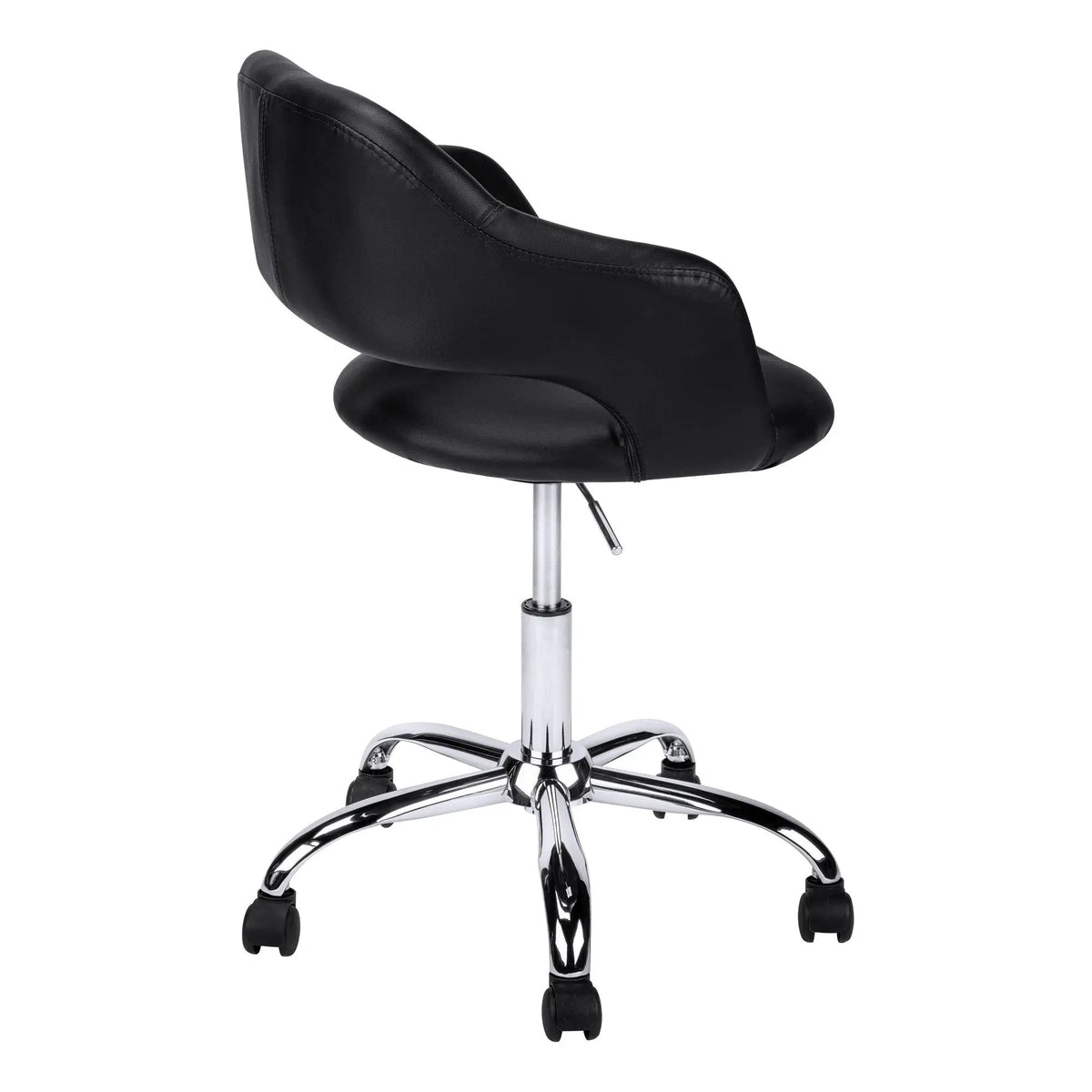 Low-Back Ergonomic Office Chair | Extra-Wide Backrest | Deep Seat | Hydraulic Height Adjustment