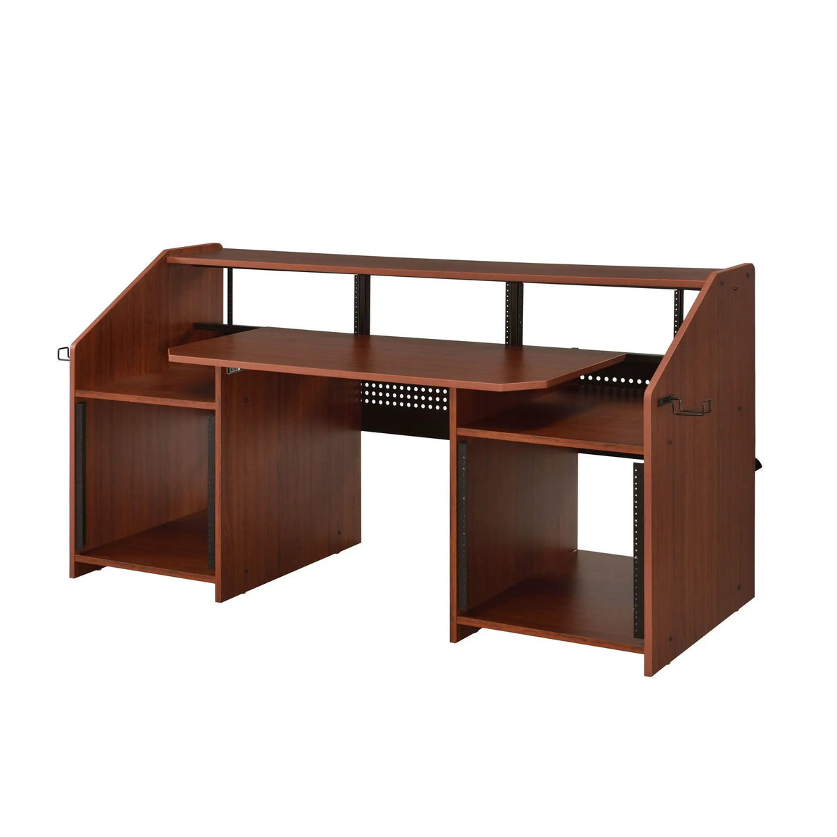 Annette Music Desk | Wood Finish | 18 Mm Thick Tabletop | Cable Management