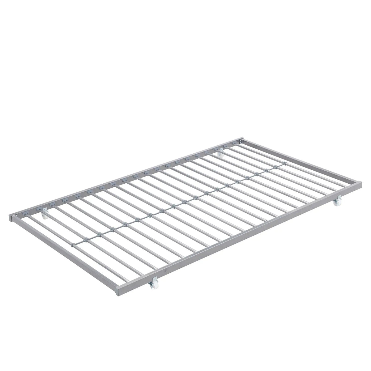 Bunk Bed With Trundle | Heavy Duty Steel | Space Saving | Twin Top