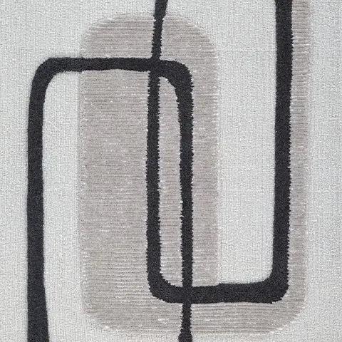 Davismour Area Rug | 91.5 x 118 Inch | Hand Tufted | Abstract Design