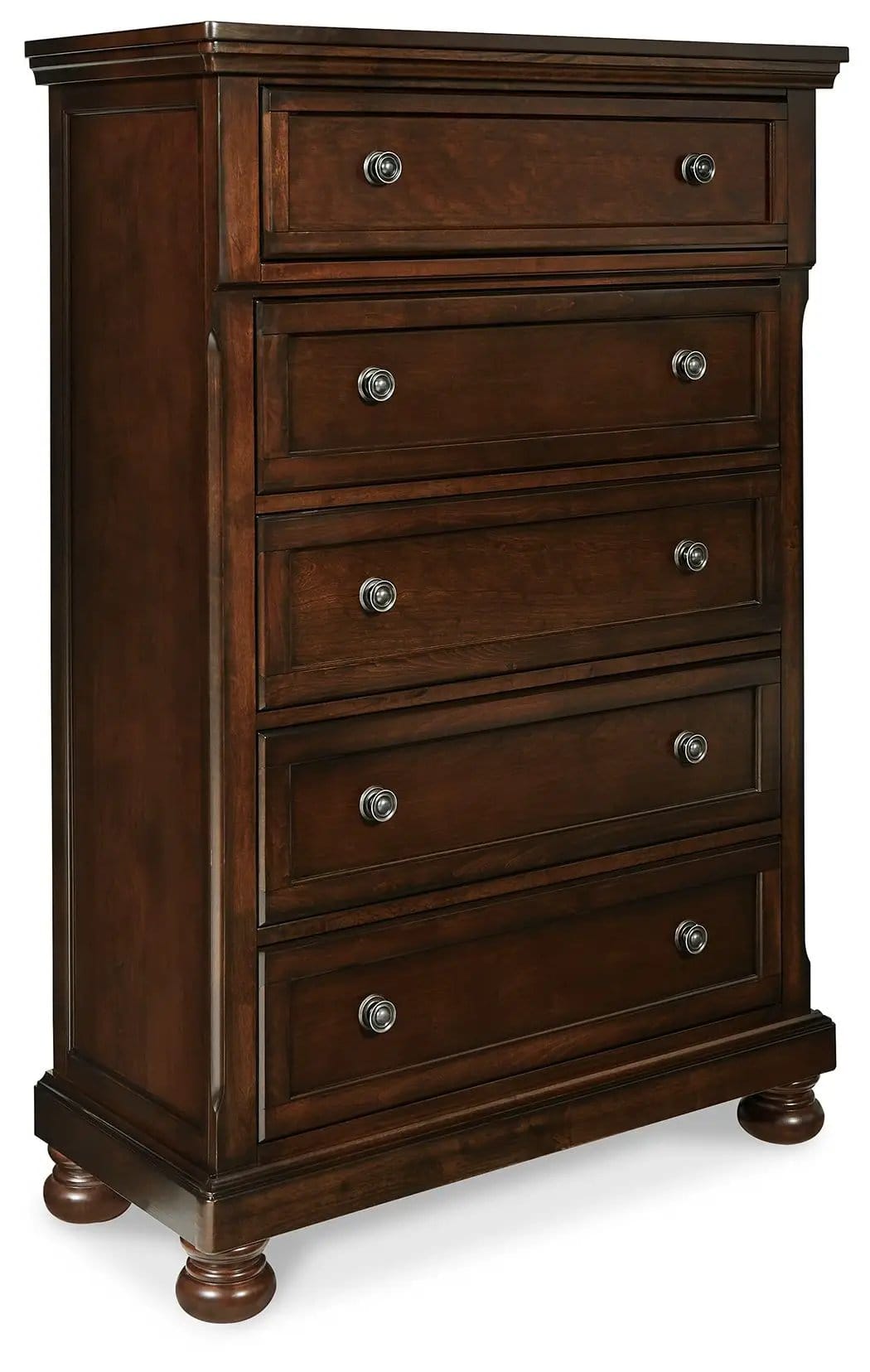 Porter Chest | 39.63 x 18 x 58.13 in | Engineered Wood & Cedar | Rustic Brown