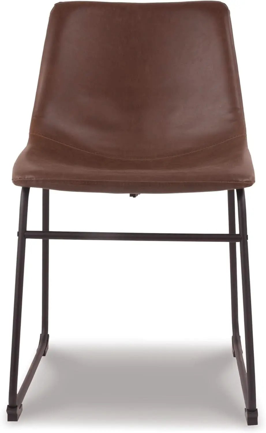 Mid Century Centiar 18.75 Inch Dining Bucket Chairs Set Of 2 Black And Brown from PriceLows™