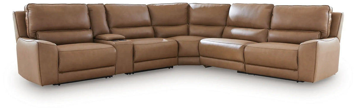DeepWakes Power Reclining Sectional | Chaise Included | Ultra-Stylish Design | 130 Inch Length