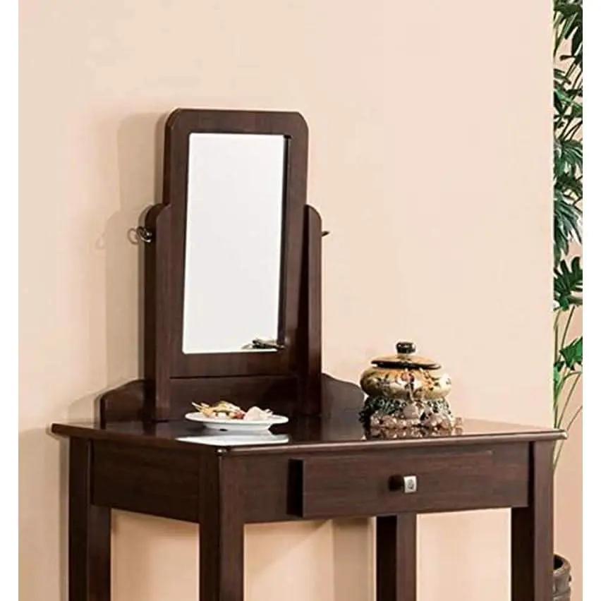 Espresso Transitional Vanity Set With Mirror For Home Use from PriceLows™