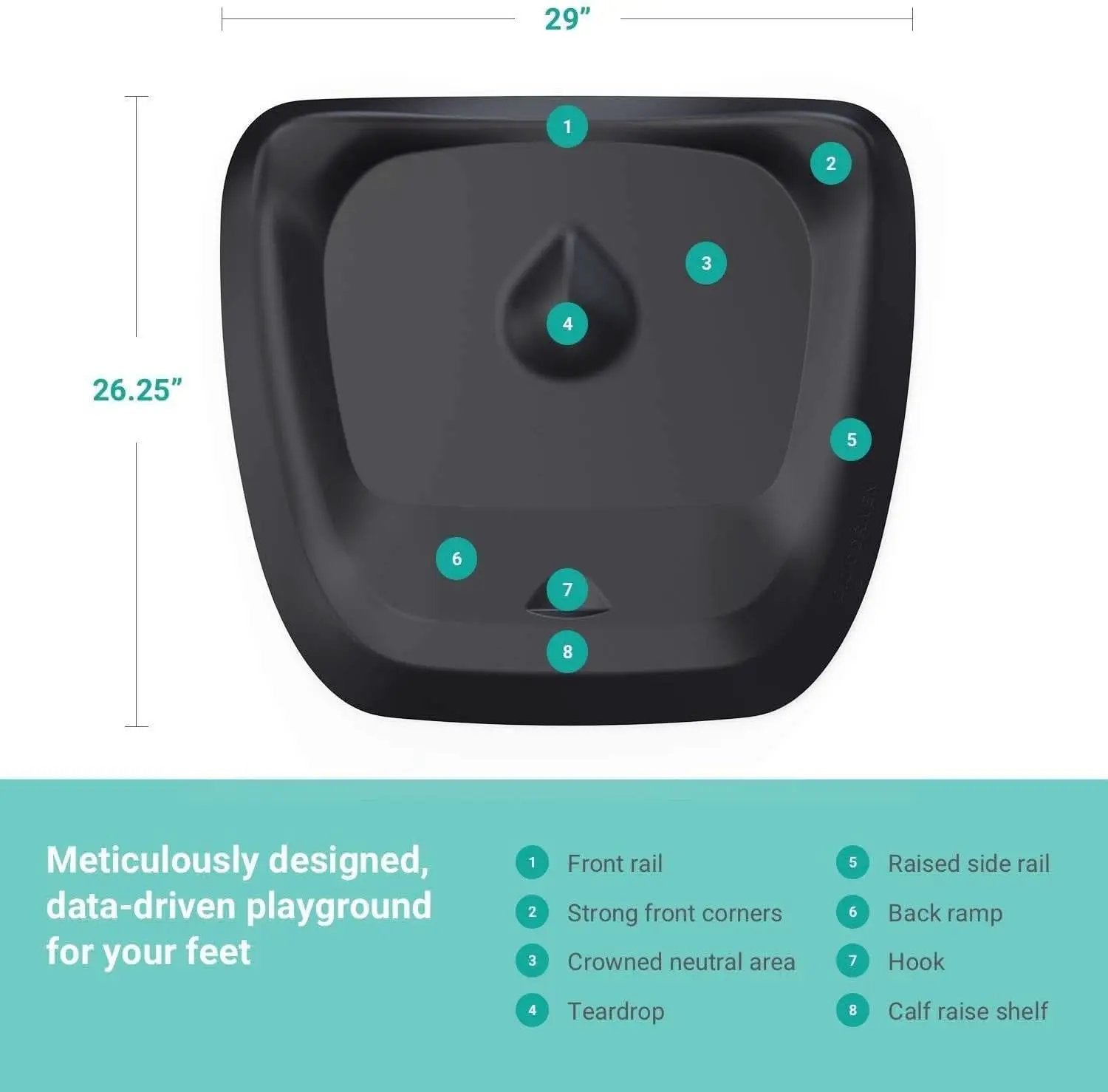 Topo Anti Fatigue Standing Desk Mat Obsidian Black from PriceLows™