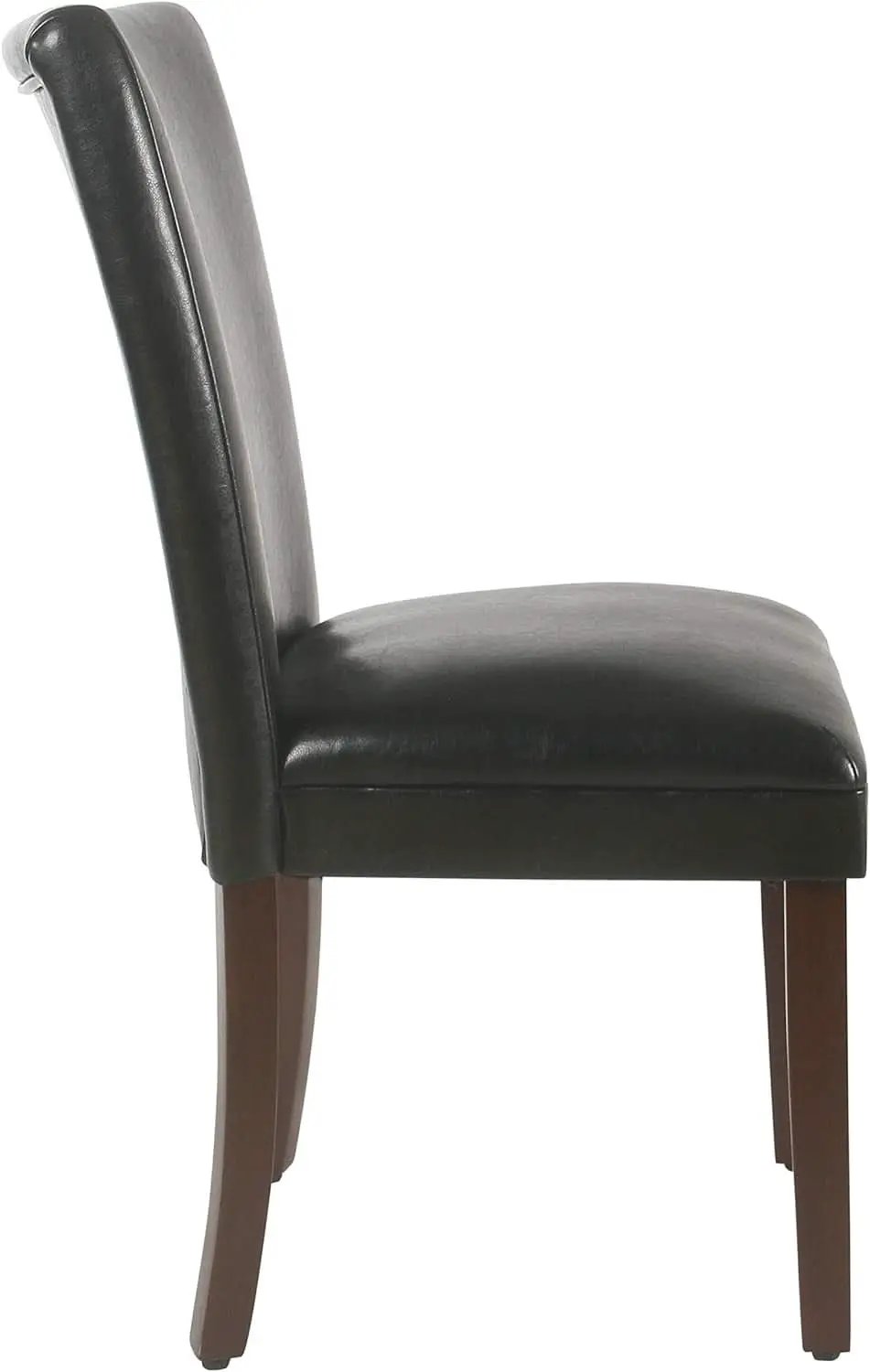 Parsons Dining Chair Black Faux Leather Modern Style from PriceLows™