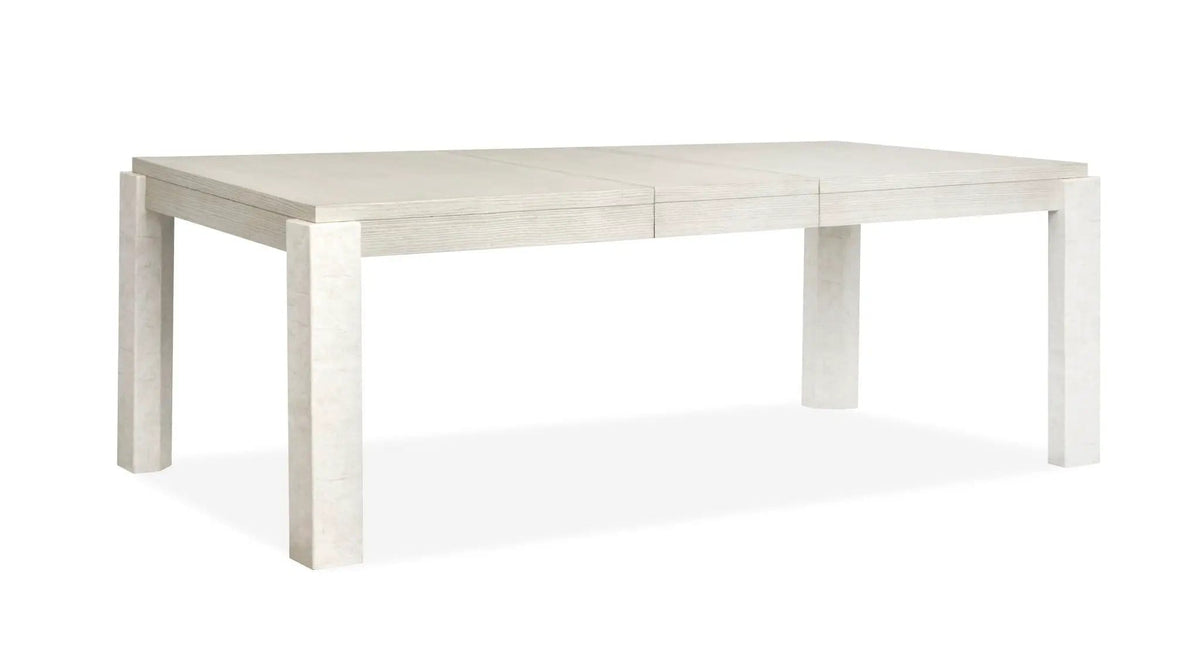 Lorelei Extendable Rectangular Dining Table Dining Tables with Extension | 44 x 68 x 29.75 in | Fabric & Mdf | Misty Cloud