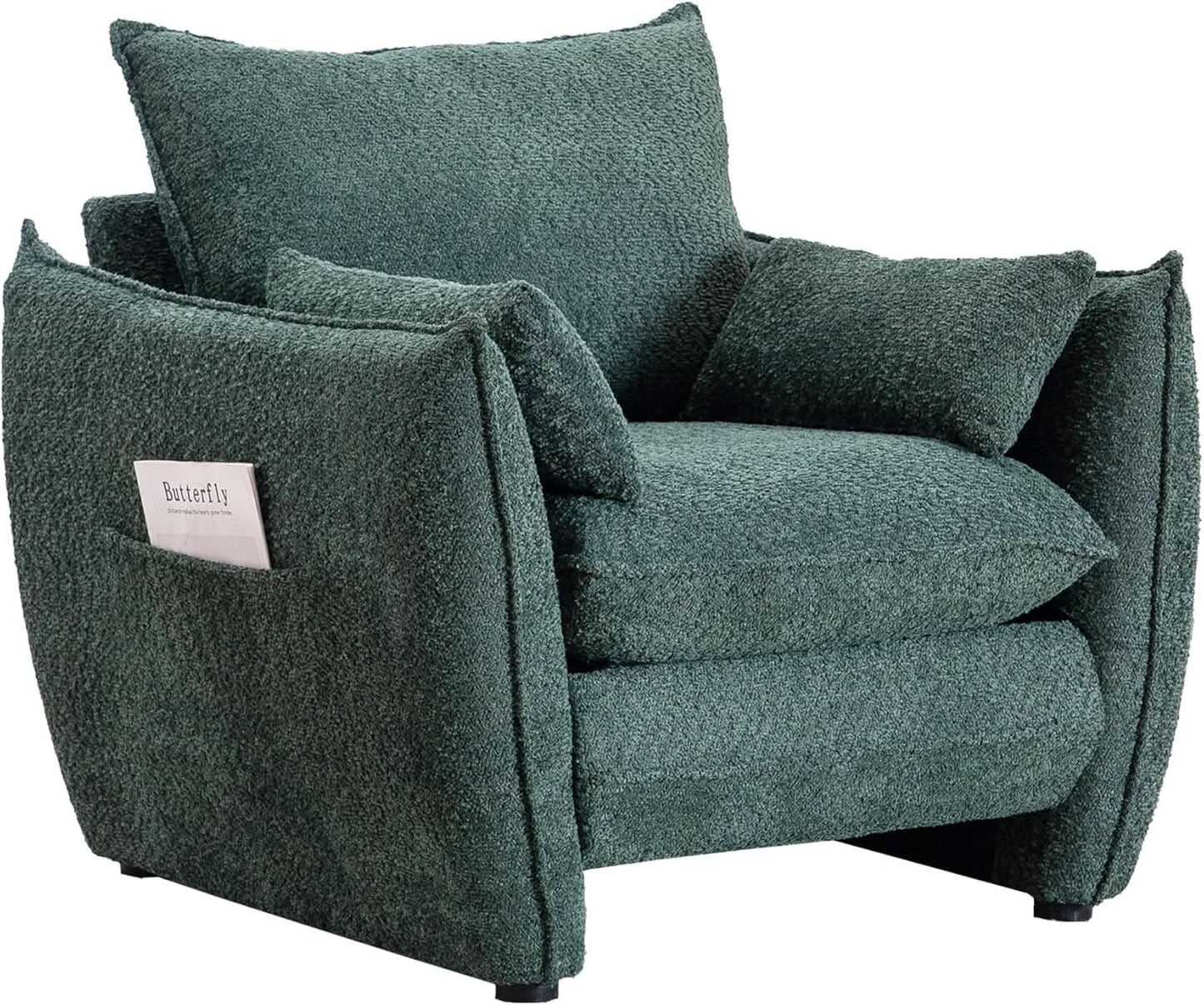 Green Oversized Luxurious Accent Chair Living Room from PriceLows™
