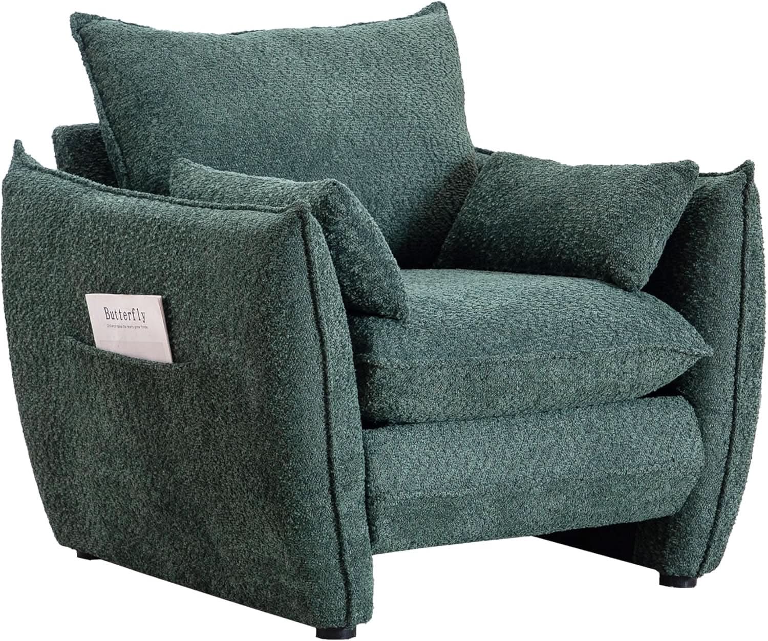 Green Oversized Luxurious Accent Chair Living Room from PriceLows™