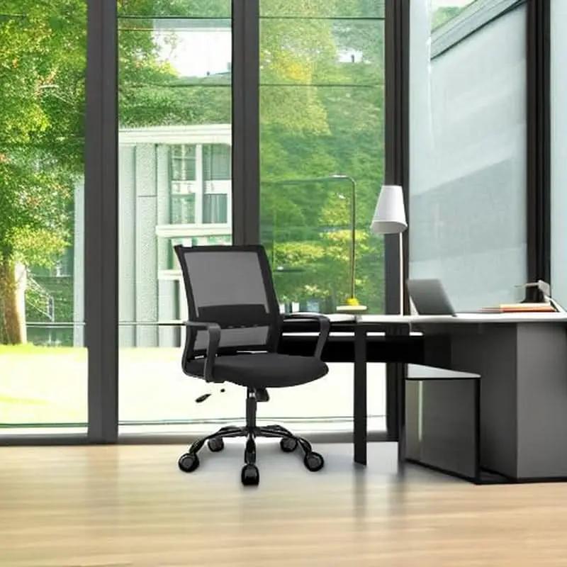 Ergonomic Mesh Office Chair With Lumbar Support Adjustable from PriceLows™