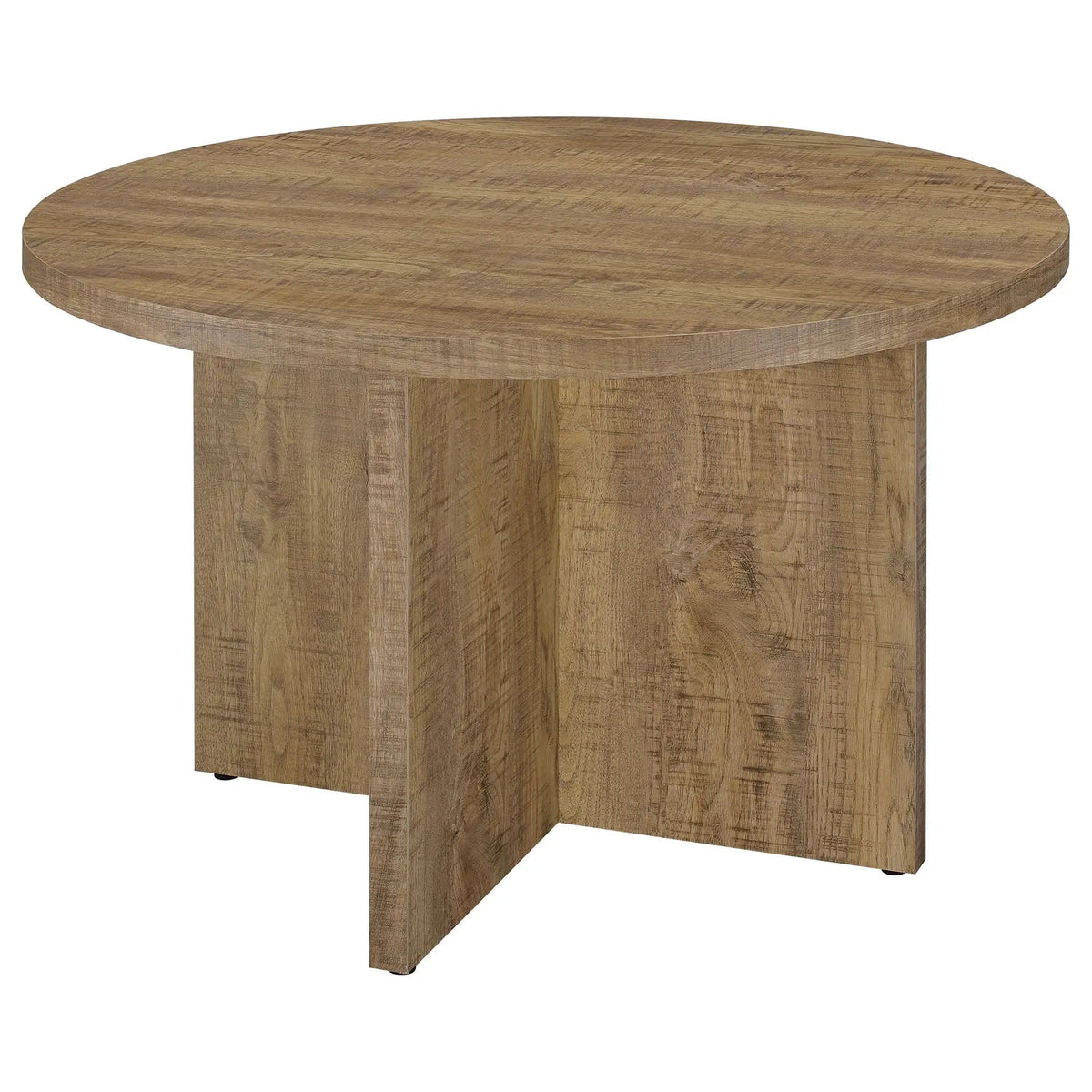 Jamestown Round 47-inch Composite Wood Dining Table Mango | 47.25 x 47.25 x 30 in | Wood | Dining Room