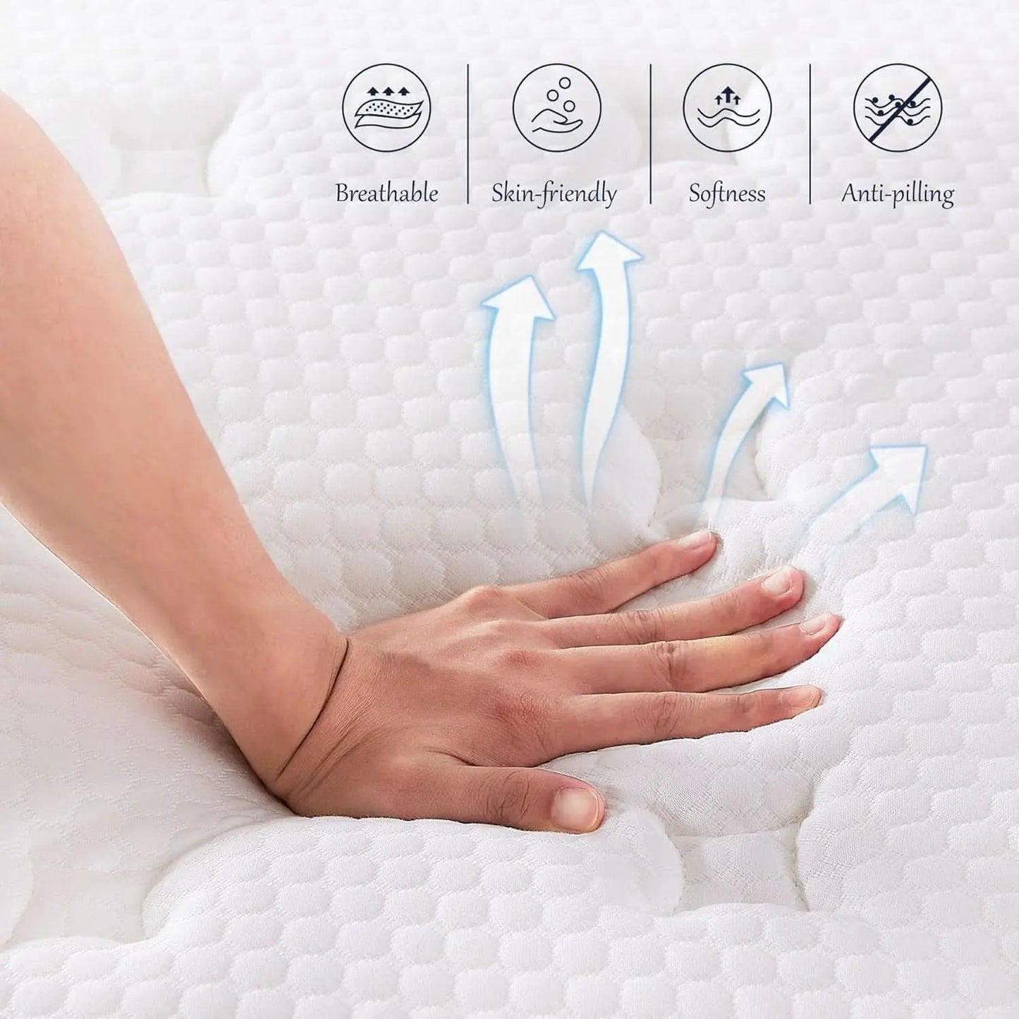 Queen TwelveInch MemoryFoam Hybrid Mattress CertipurUS from PriceLows™