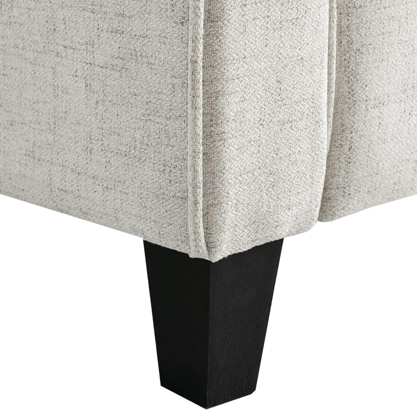 Harrington Sofa Beige With Curved Arms For Living Room from PriceLows™